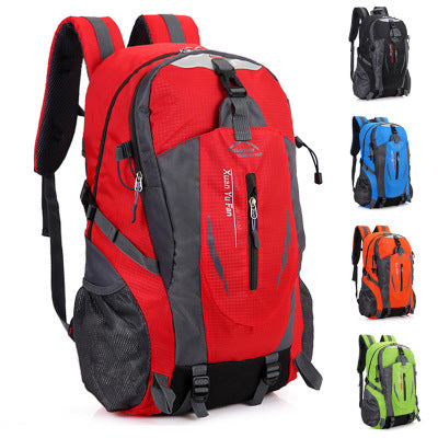 Outdoor mountaineering bag men and women riding backpack Korean sports bag leisure travel backpack - Blue Force Sports