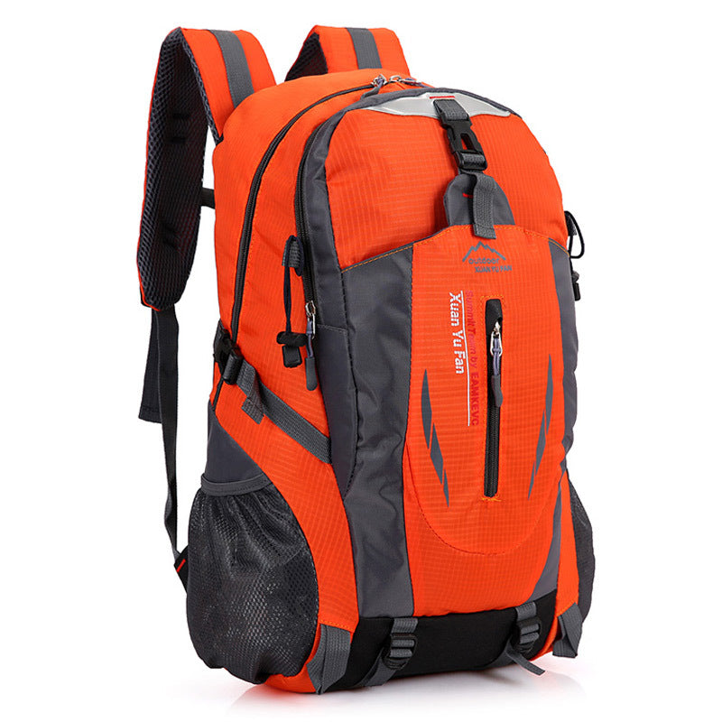 Outdoor mountaineering bag men and women riding backpack Korean sports bag leisure travel backpack - Blue Force Sports