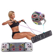 Multifunctional Push-up Folding Board Pull Rope Combination Bracket - Blue Force Sports