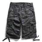 Summer Cotton Camouflage Cargo Shorts - Blue Force Sports