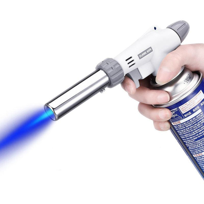 Gas Torch Head with Adjustable Flame Nozzle