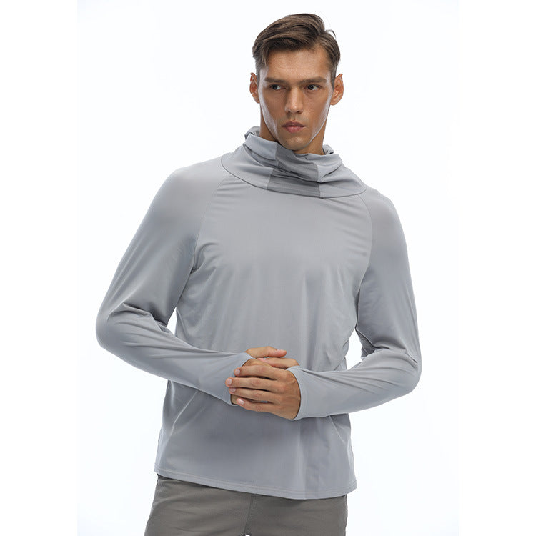 European And American Men's Breathable Light Sun Protection Clothing In Summer - Blue Force Sports