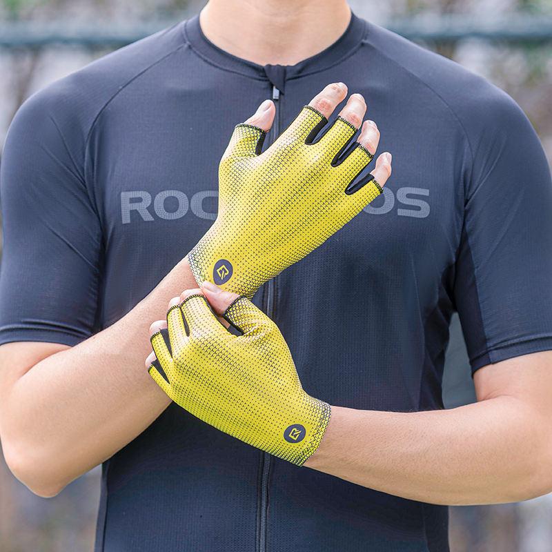Sommer-Fahrradhandschuhe – Halbfinger, atmungsaktiv, hochelastisch, leicht