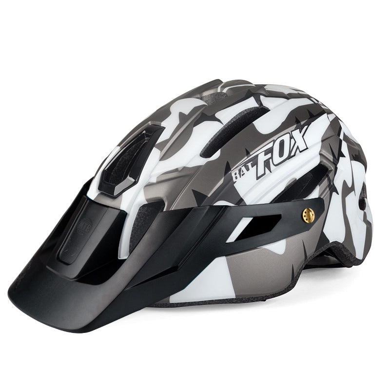 Manta Raccoon Bicycle Mountain Bike Integrated Riding Helmet - Blue Force Sports