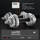 Men's Home Electroplating Pure Iron Barbell Set - Blue Force Sports