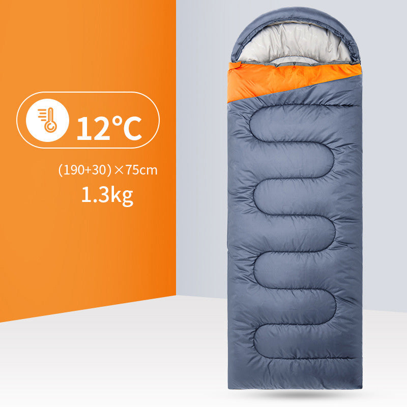 Outdoor Camping Portable Warm Trip Sleeping Bag - Blue Force Sports