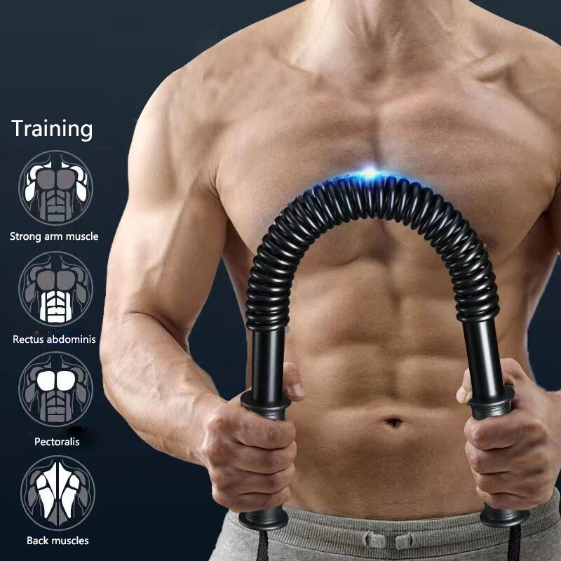 Einstellbarer Armtrainer mit Federwiderstand für Brust- und Armkraft