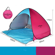 Outdoor Convenient Quick-open Curtain Tent - Blue Force Sports