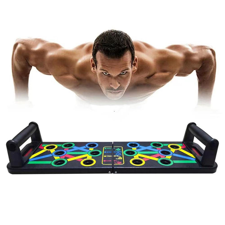 Push Up Board 14 In 1 Push Up Men Training System Fitness Workout Training Stand Board Body Building System Gym Equipment - Blue Force Sports