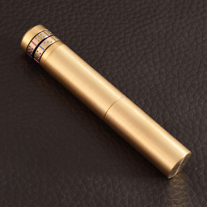 Nunchaku Second-generation Brass Oil Machine Creative Retro Old-fashioned Special-shaped Kerosene Lighter - Blue Force Sports