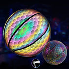 Glowing fluorescent basketball - Blue Force Sports