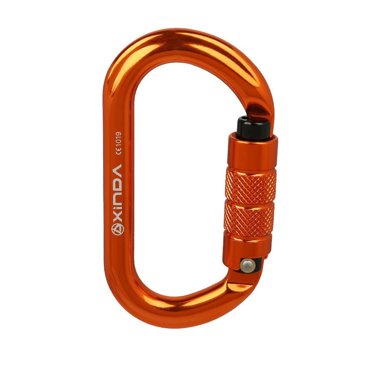 Rock Climbing Carabiner O-shaped Thread Lock - Blue Force Sports