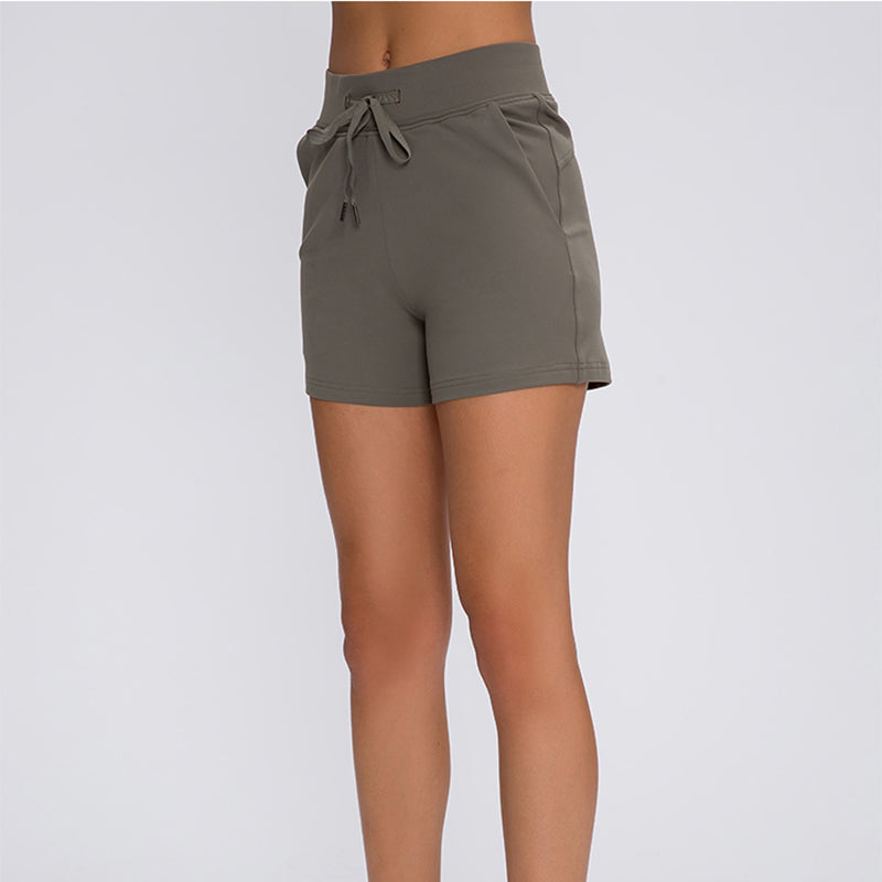 Pocket elastic yoga shorts - Blue Force Sports