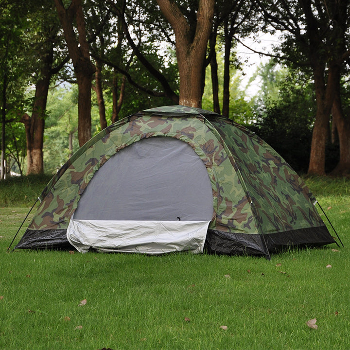 Double Camouflage Tent Leisure Tent Outdoor Camping Tent - Blue Force Sports