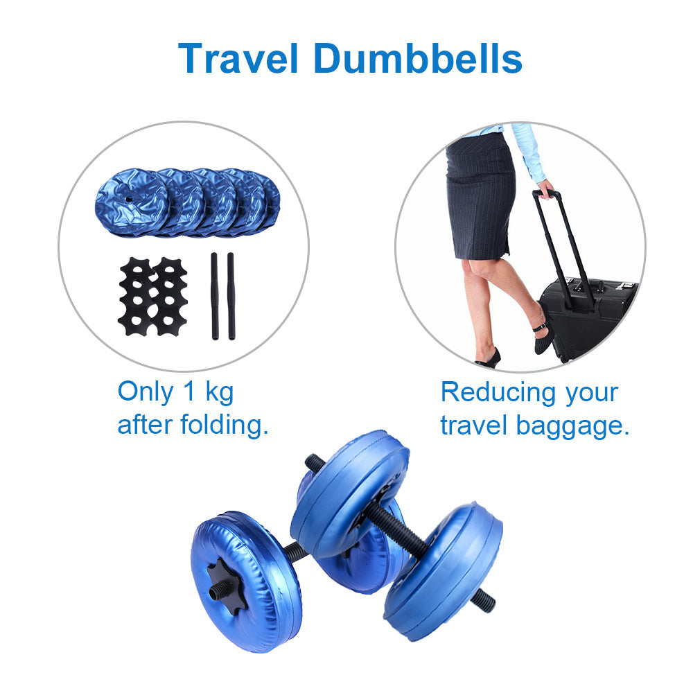 Water filled dumbbells - Blue Force Sports