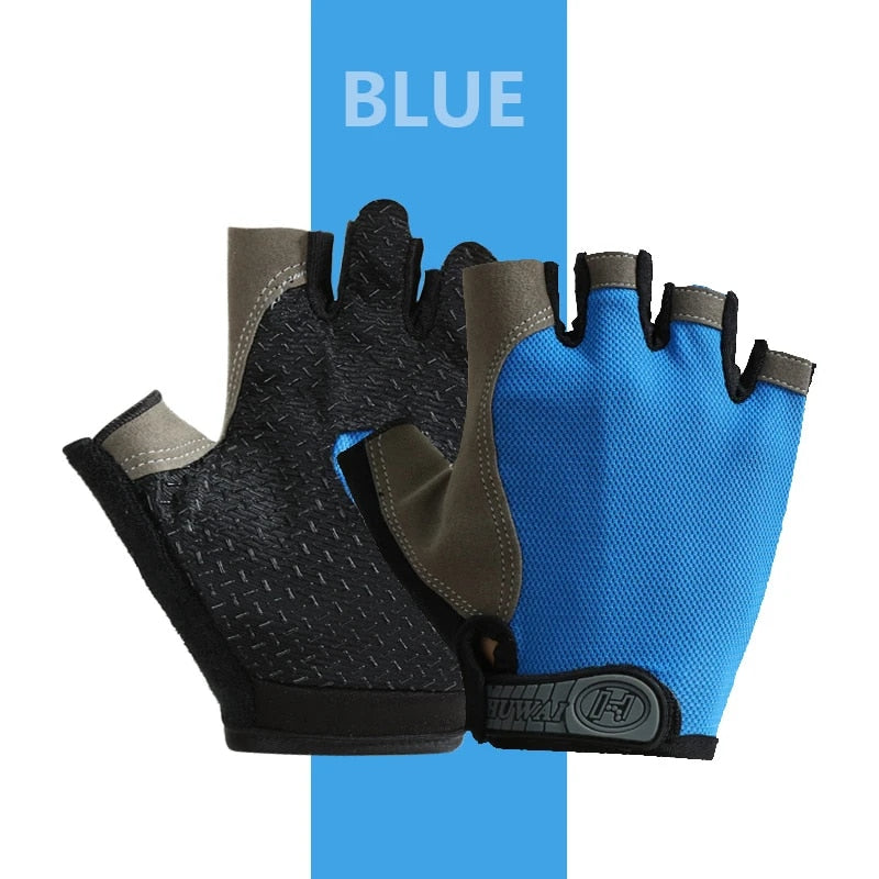 Atmungsaktive Halbfinger-Fahrradhandschuhe für Unisex
