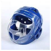 Helm Pelindung Kepala Karate Taekwondo Sanda Head Integrated - Blue Force Sports