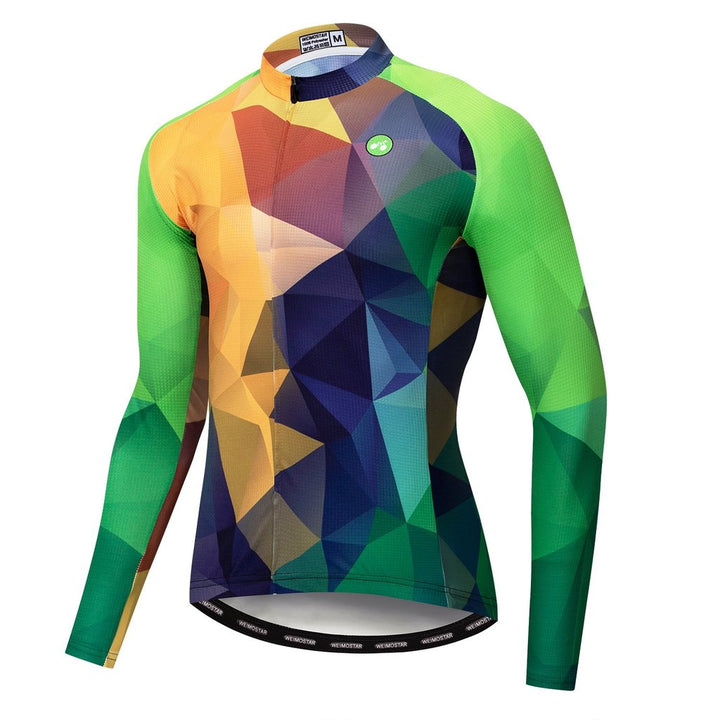 Men's Long Sleeve Cycling Jersey Customization - Blue Force Sports