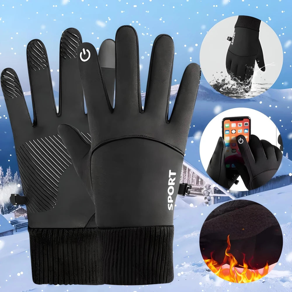 Guantes impermeables para pantalla táctil para todas las estaciones