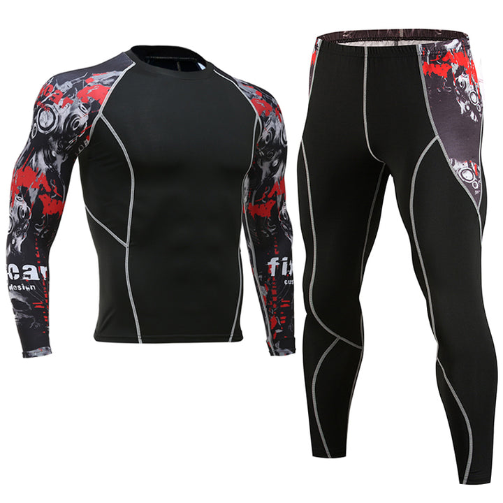 Sportswear quick-drying running suit - Blue Force Sports