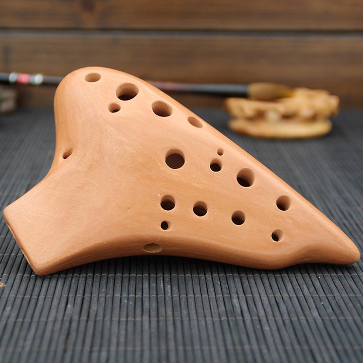 Double-Pipe Ocarina Alto C Wide-Range Wind Instrument - Blue Force Sports