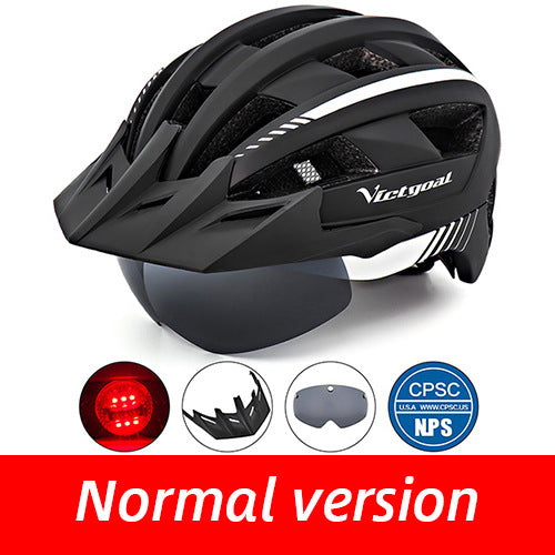 Driving helmet LED USB rechargeable bicycle helmet - Blue Force Sports