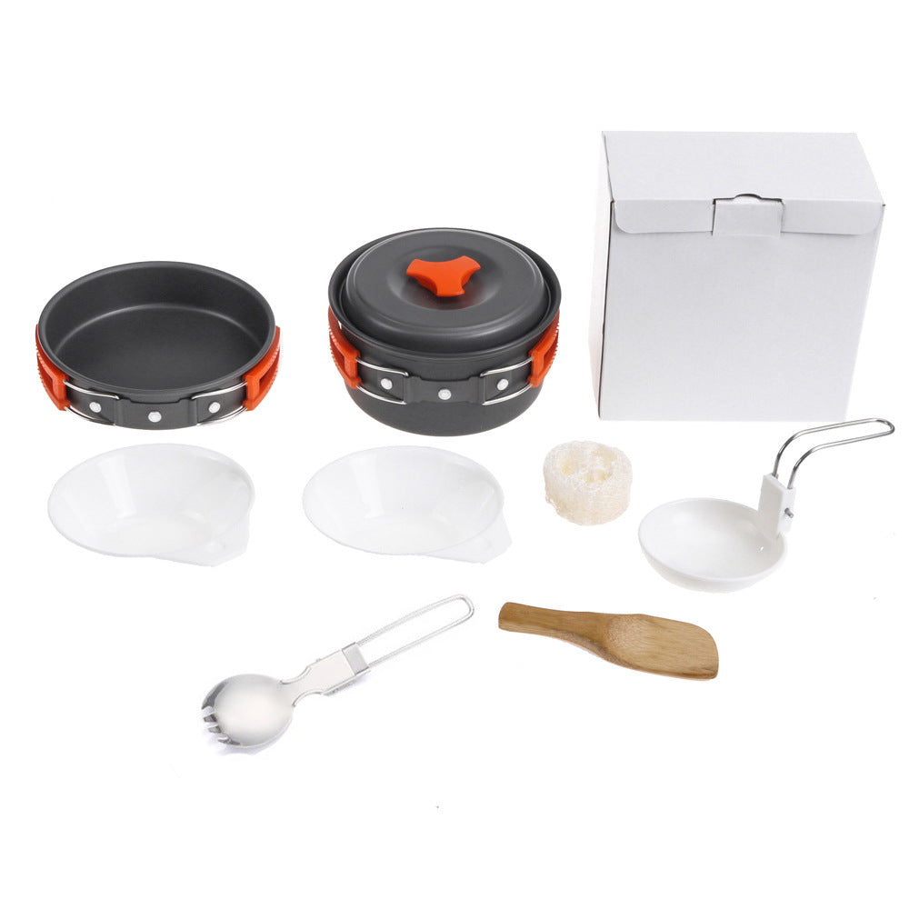 Outdoor cookware 1-2 people camping cookware set - Blue Force Sports