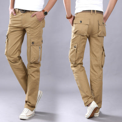 Multi-pocket casual pants outdoor sports overalls - Blue Force Sports