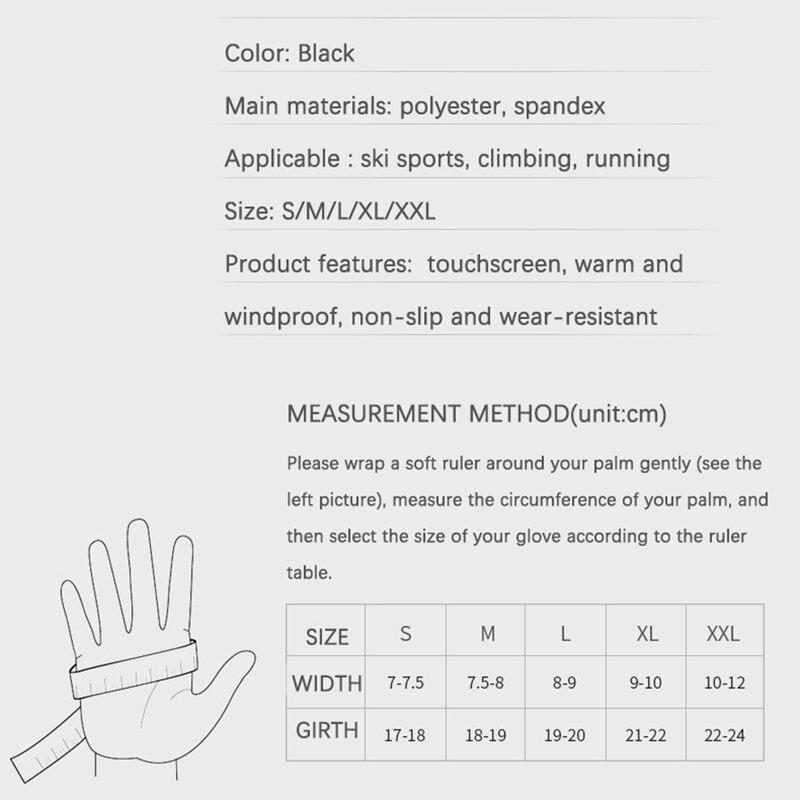 Guantes impermeables para pantalla táctil para todas las estaciones