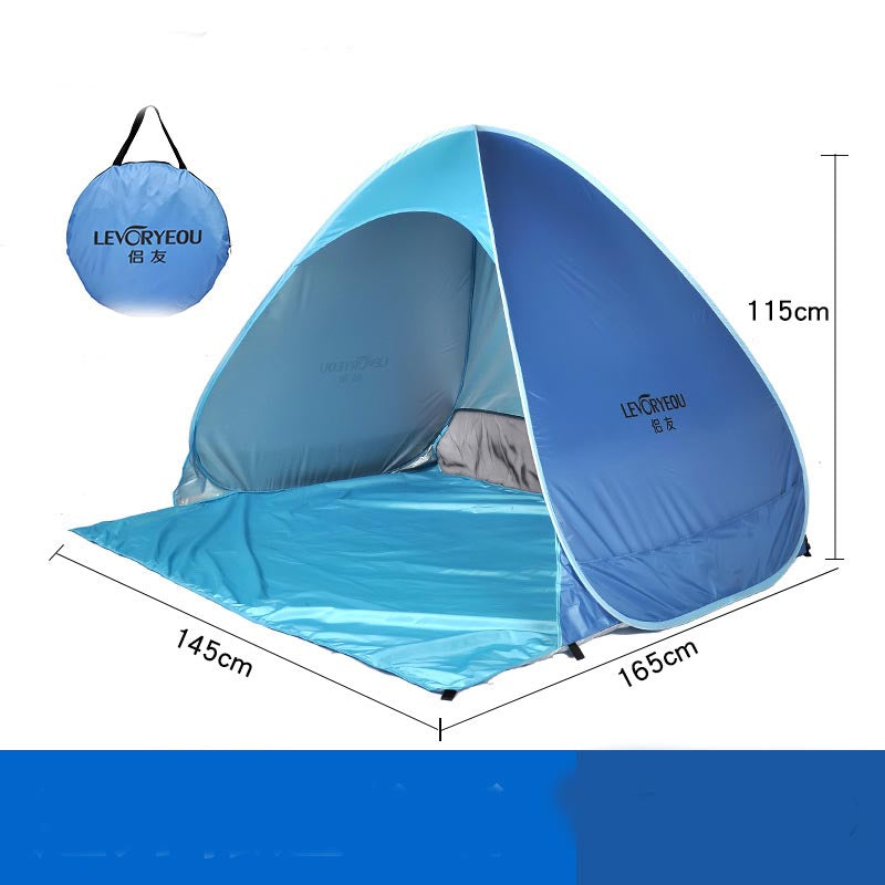 Outdoor Convenient Quick-open Curtain Tent - Blue Force Sports