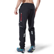 Summer Men's Trousers for Outdoor Cycling - Moisture-Wicking and Comfortable with Reflective Strip - Blue Force Sports