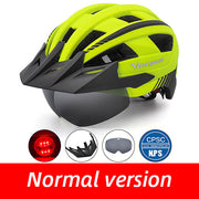 Driving helmet LED USB rechargeable bicycle helmet - Blue Force Sports