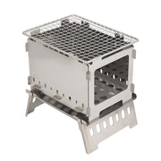Outdoor Folding Card Stove Barbecue Rack - Blue Force Sports