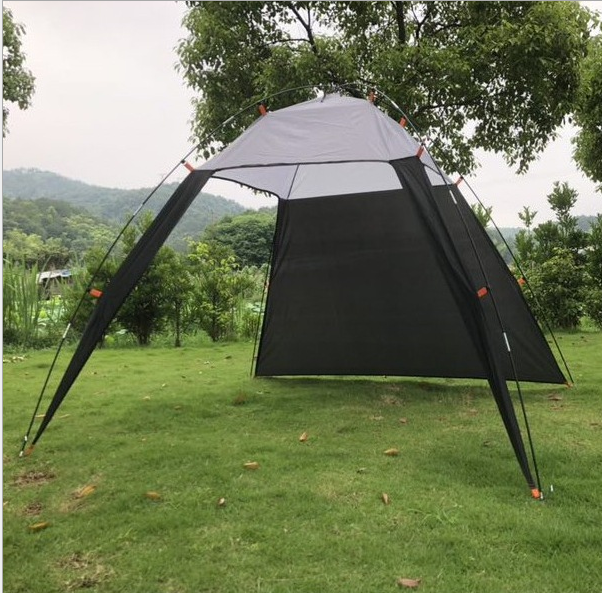 Camping Tent Sunshade Waterproof Tent Outdoor Canopy Beach Shelter Sunscreen Tent For Camping Hiking Fishing Bearing 5-8 People - Blue Force Sports