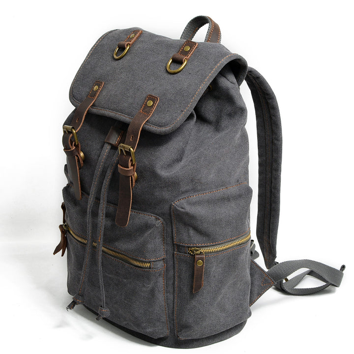 Casual Backpack Canvas Men's Bag - Blue Force Sports