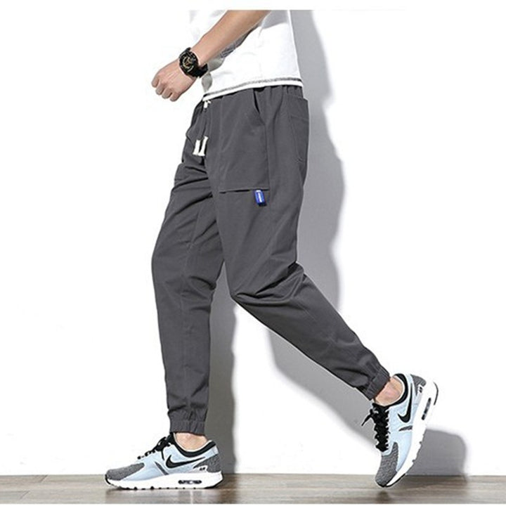 Men's casual pants Korean large men's sports pants - Blue Force Sports