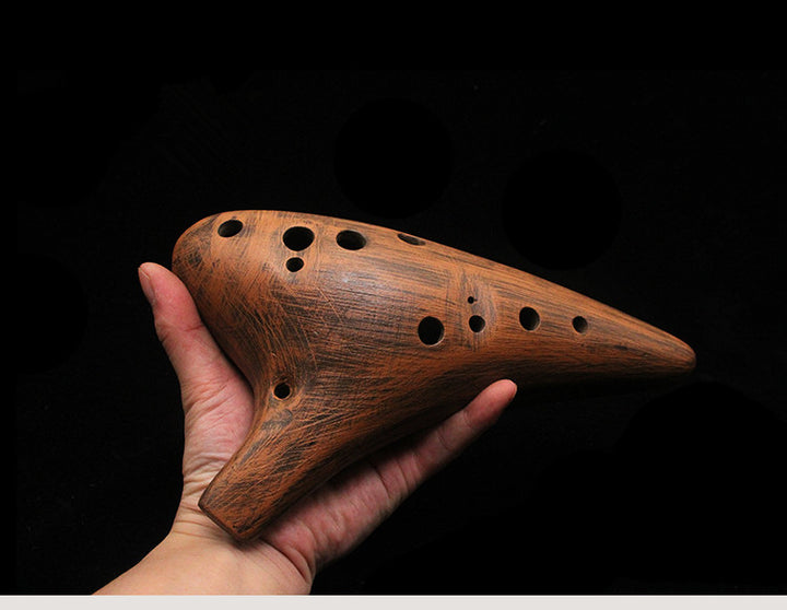 Retro Ocarina Bass Playing Millennium Elegant - Blue Force Sports