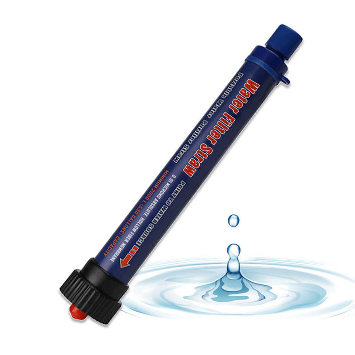 Life-saving water purification tools outdoor water purification straw micro ultrafiltration water purifier - Blue Force Sports