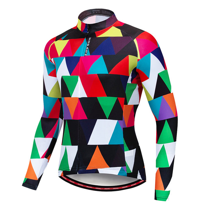 Colorful mountain bike riding suit - Blue Force Sports