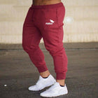 Sport European and American fitness printed casual trousers - Blue Force Sports