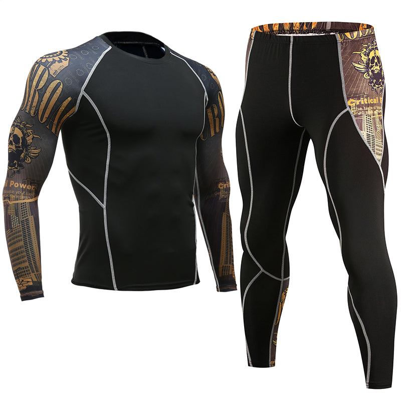Sportswear quick-drying running suit - Blue Force Sports