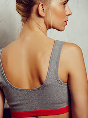 Solid color sports bra - Blue Force Sports