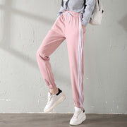 With velvet sport watch in autumn and winter winter female big fat code MM student casual pants loose warm nosing trousers - Blue Force Sports