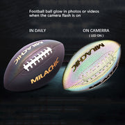 Luminous Fluorescent Reflective Football - Blue Force Sports