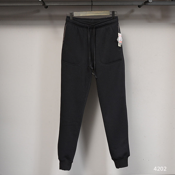 Foreign trade on a single new winter sweat pants men lamb plus velvet sport pants trousers thick - Blue Force Sports