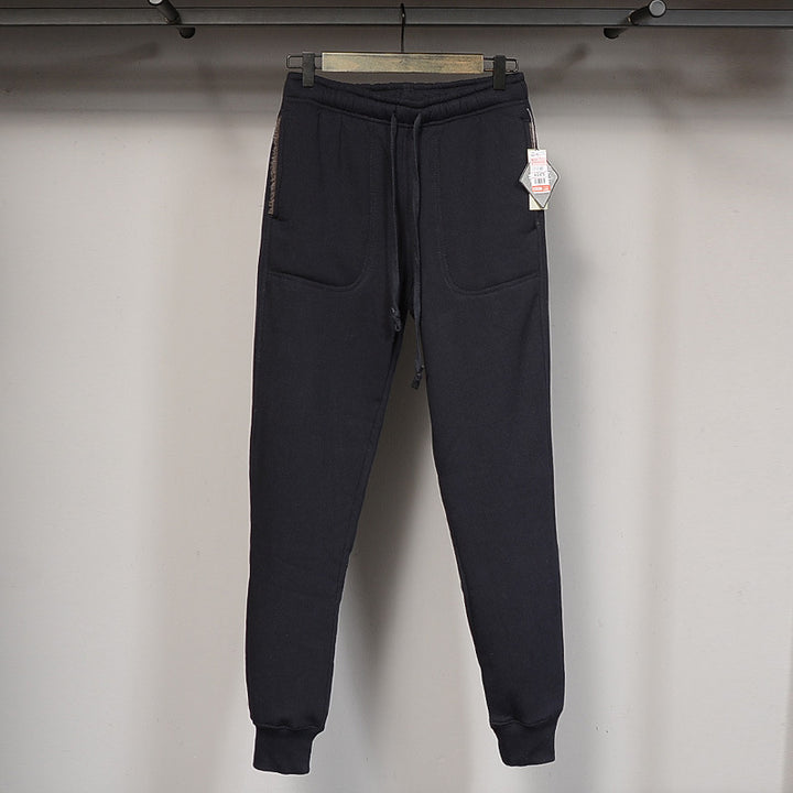 Foreign trade on a single new winter sweat pants men lamb plus velvet sport pants trousers thick - Blue Force Sports