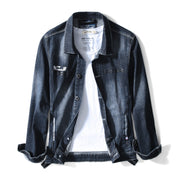 Printed vest casual denim - Blue Force Sports