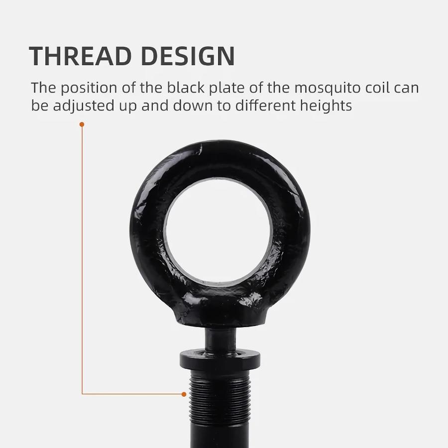 Bandeja espiral compacta para mosquitos para exteriores