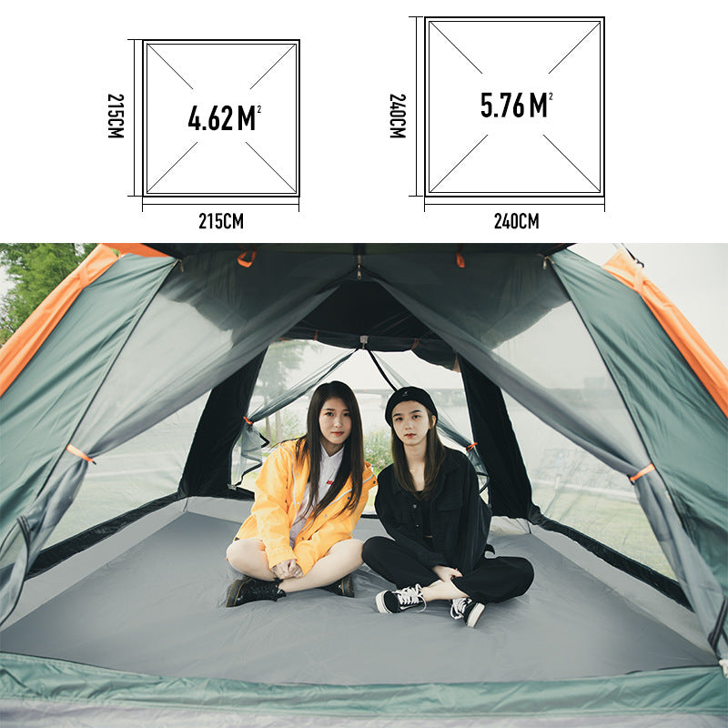 Fully Automatic Speed  Beach Camping Tent Rain Proof Multi Person Camping - Blue Force Sports