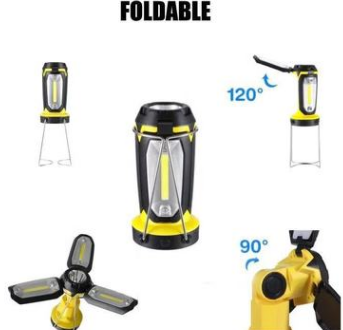 Outdoor multi-function LED tool light COB flashlight USB charging hook car maintenance work light camping light - Blue Force Sports